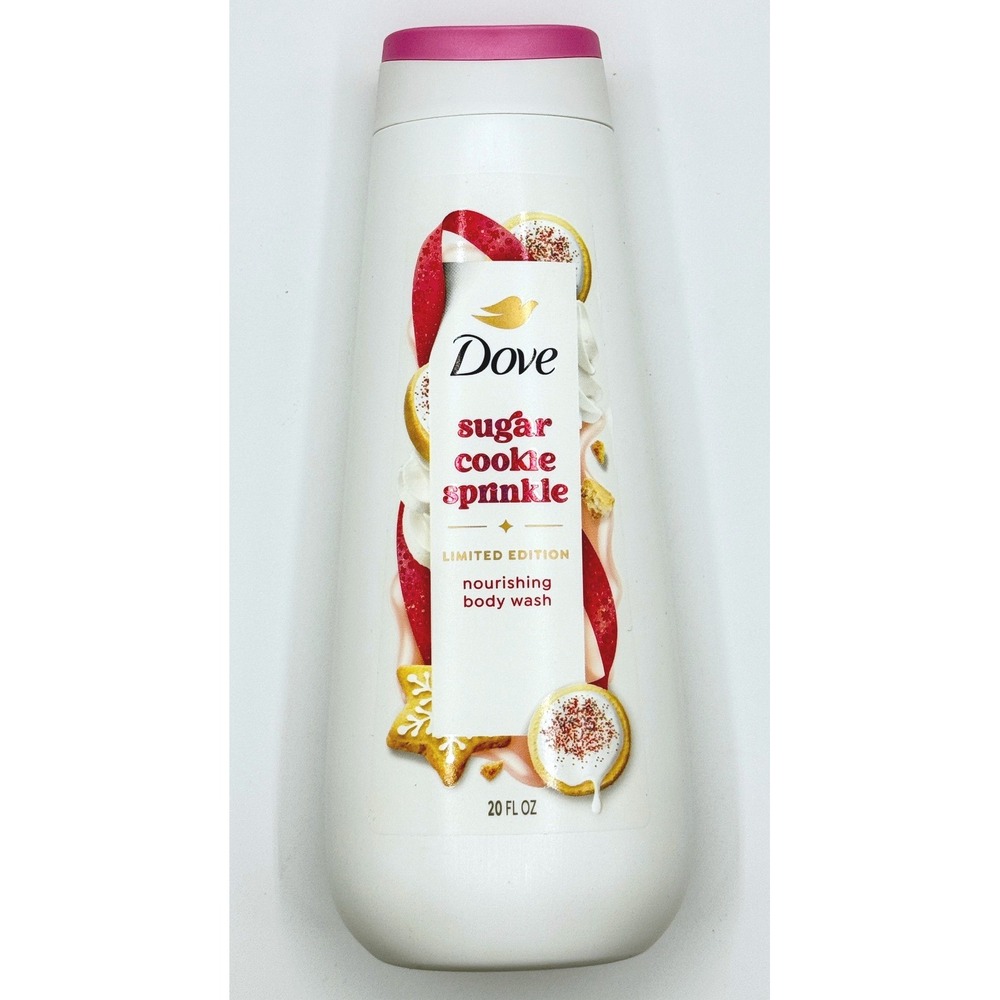 Dove Limited Edition‎ Holiday Treats Sugar Cookie Sprinkle Body Wash 20 FL OZ